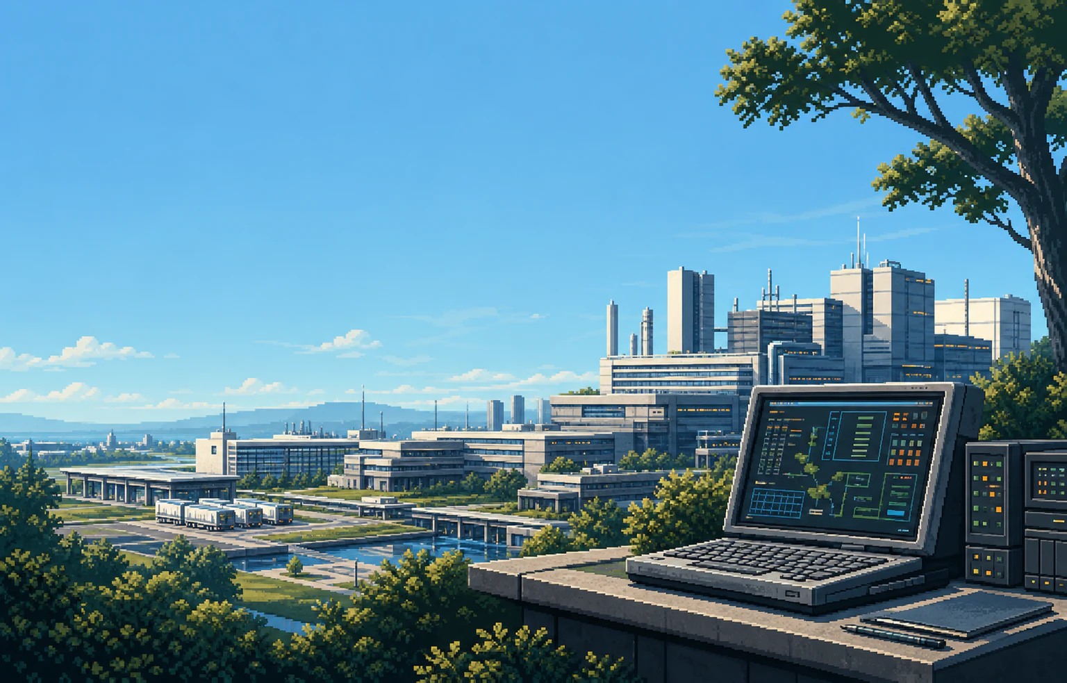 Enterprise campus with a LeedAB operating console